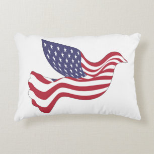 COJÍN DECORATIVO DOVE DE PAZ ESTADOUNIDENSE