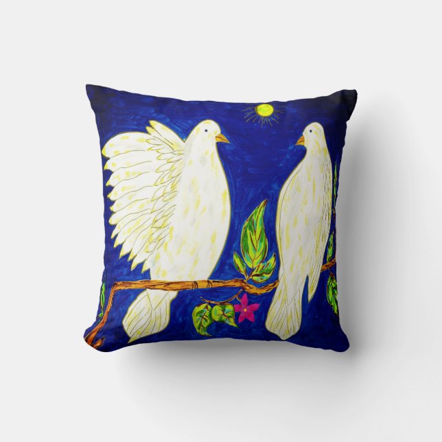 Cojín decorativo Dove Love (Anverso)