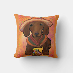 Cojín Decorativo Doxie Rojo