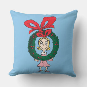 Cojín Decorativo Dr. Seuss   Cindy-Lou Who - Wreath