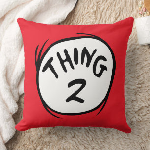 Cojín Decorativo Dr. Seuss   Cosa Uno Cosa Dos personalizada