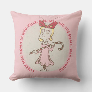 Cojín Decorativo Dr. Seuss Grinch Cindy-Lou Quién - Cotas Adora