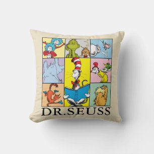 Cojín Decorativo Dr. Seuss Historietas Gráficas