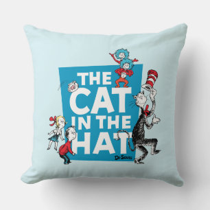 Cojín Decorativo Dr. Seuss   Logotipo del Gato en el Sombrero - Per