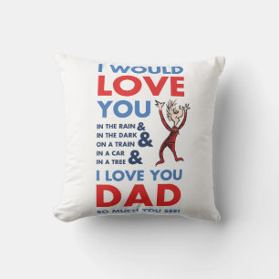 Cojín Decorativo Dr. Seuss Te quiero papá tanto que ya ves