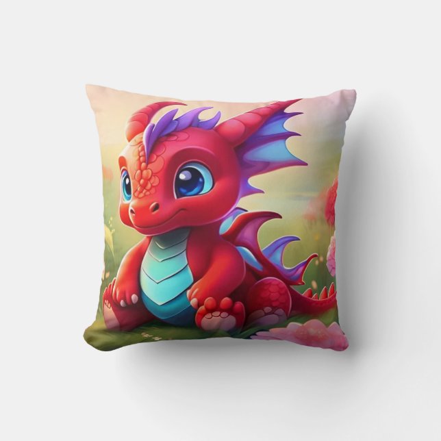 Cojín Decorativo Dragón (Anverso)