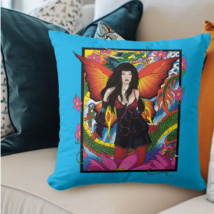 Cojín Decorativo Dragón acuático chino de Lotus Fairy