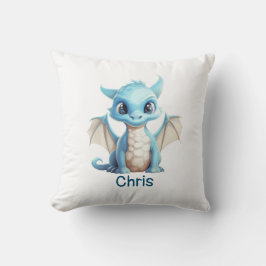 Cojín Decorativo Dragón azul del bebé en Año Nuevo chino 2024