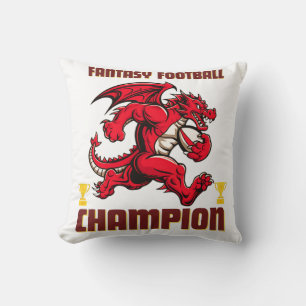 Cojín Decorativo Dragón campeón de Fantasía en carrera