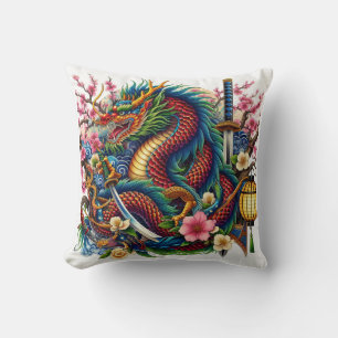 Cojín Decorativo dragón chino