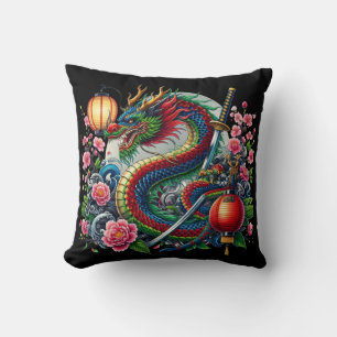 Cojín Decorativo dragón chino