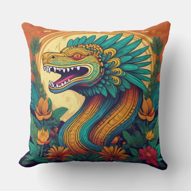 Cojín Decorativo Dragón de suerte (Anverso)