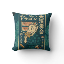 Dragón japonés retro