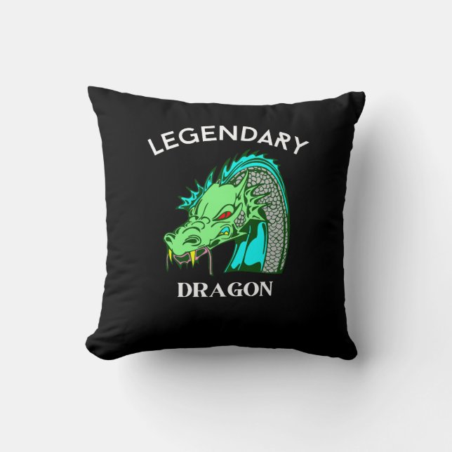 Cojín Decorativo Dragón legendario (Anverso)