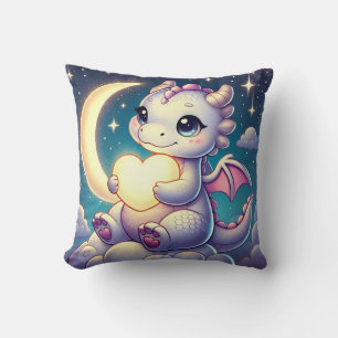 Cojín Decorativo Dragon Moon Heart