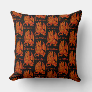 Cojín Decorativo dragón naranja Tan Bonito
