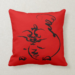 Cojín Decorativo Dragón rojo