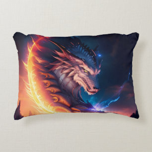 Cojín Decorativo Dragon Scape Fire Night