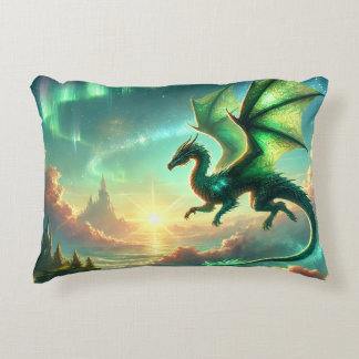 Cojín Decorativo Dragón verde