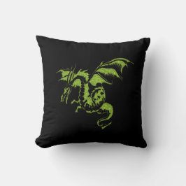 Cojín Decorativo Dragón verde