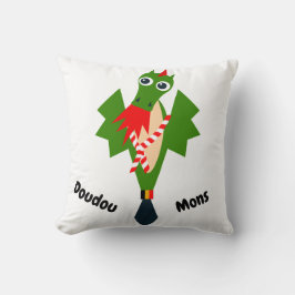 Cojín Decorativo Dragón verde de la ciudad de Mons, Bélgica