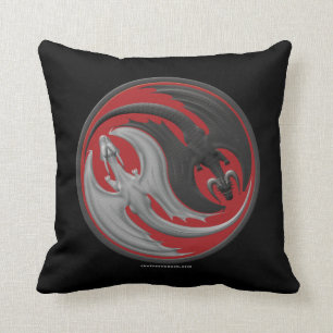 Cojín Decorativo Dragón Yin-Yang