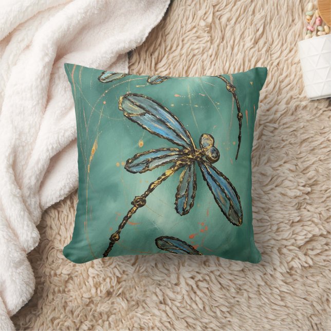 Cojín Decorativo Dragonfly Myrtle Green (Manta)