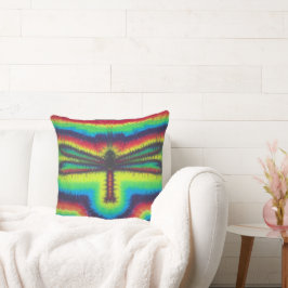 Cojín Decorativo Dragonfly psicodélico