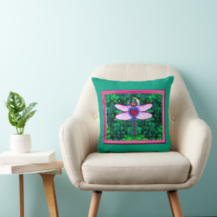 Cojín Decorativo Dragonfly Rainforest