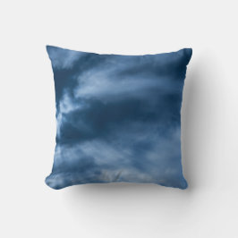 Cojín Decorativo Dramática tormenta abstracta oscura cielo azul nub