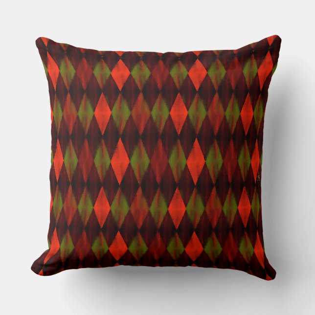 Cojín Decorativo Dramáticos Navidades Argyle (Anverso)