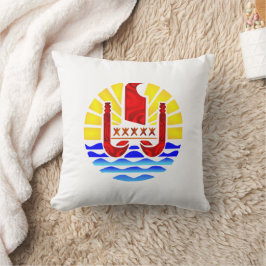 Cojín Decorativo Drapeau de la Polynésie française