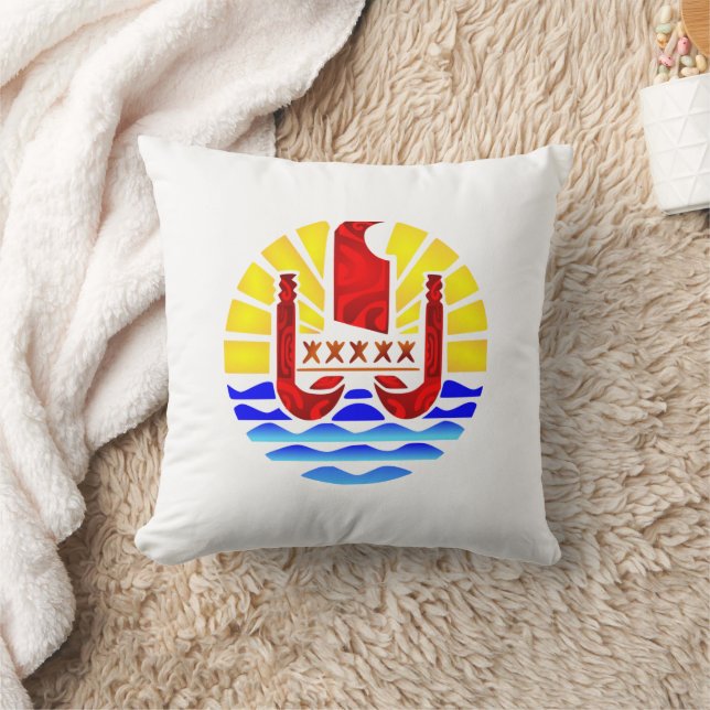 Cojín Decorativo Drapeau de la Polynésie française  (Manta)