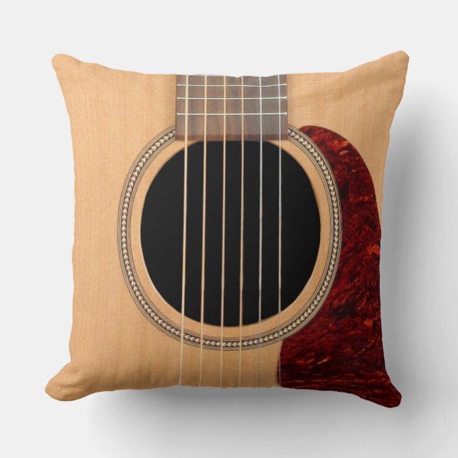 Cojín Decorativo Dreadnought Acoustic 6 String Guitar (Anverso)