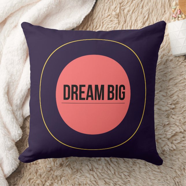 Cojín Decorativo Dream Big - 90s Retro Throw Pillow | Maximalist   (Manta)