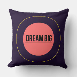 Cojín Decorativo Dream Big - 90s Retro Throw Pillow | Maximalist