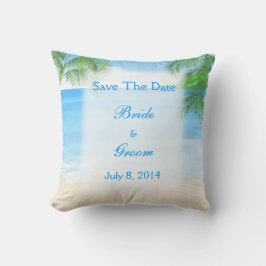 Cojín Decorativo Dreamy Beach Wedding Salva La Fecha