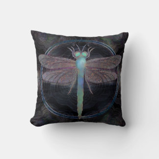 Cojín Decorativo Dreamy Dragonfly “Messenger of Quantum Flight”