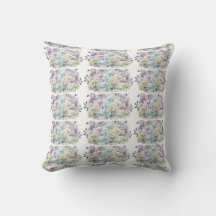 Dreamy Mixed Bouquet Pillow