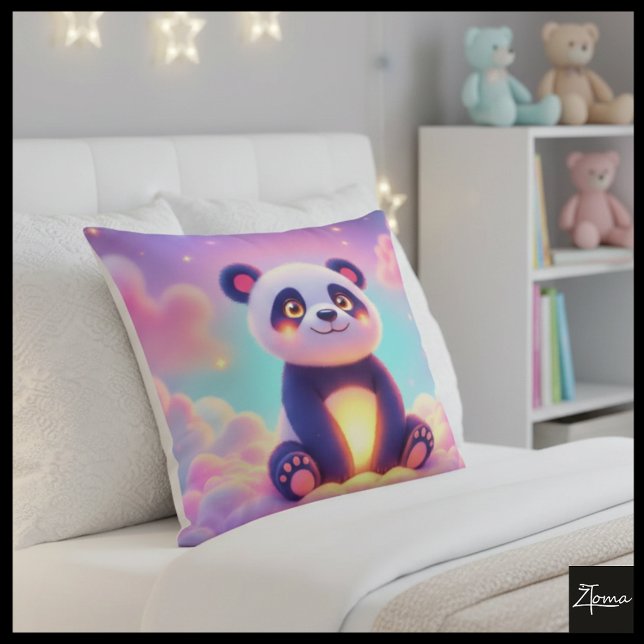 Cojín Decorativo Dreamy Panda Haven (Subido por el creador)