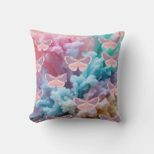 Cojín Decorativo Dreamy Pastel Butterfly Bliss