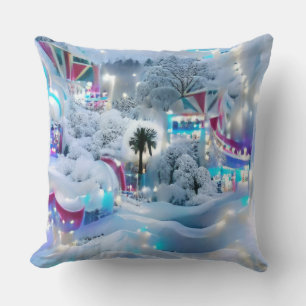 Cojín Decorativo Dreamy Winter Wonderland Lights