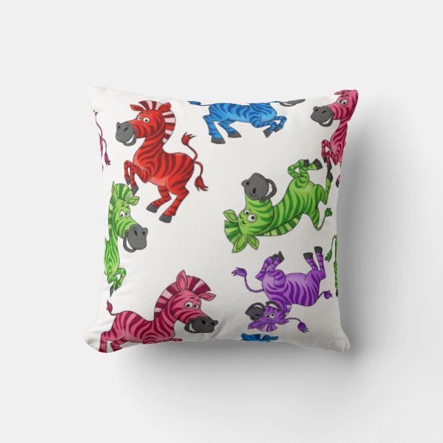 Cojín Decorativo Dreamy Zebra World 2 (Anverso)