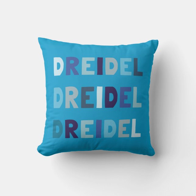 Cojín Decorativo Dreidel Dreidel Dreidel Pillow (Anverso)