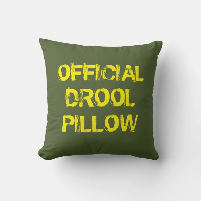 Cojín Decorativo Drool Pillow oficial (Anverso)