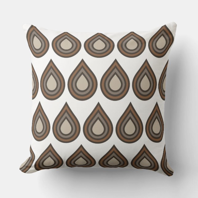 Cojín Decorativo Drop Layered Artwork Throw Pillow (Anverso)