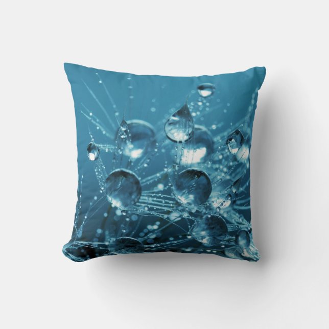 Cojín Decorativo Droplets de agua (Anverso)