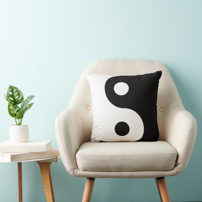 Cojín Decorativo Dualidades de Ying Yang (Silla)