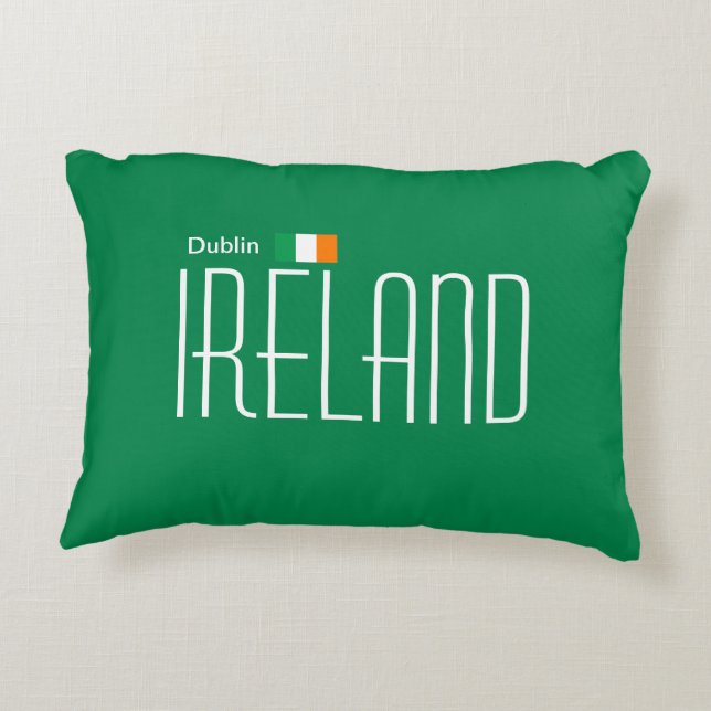 Cojín Decorativo Dublín, Irlanda Pillow (Reverso)