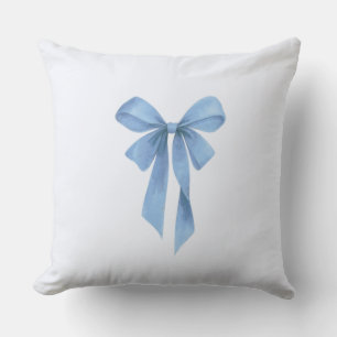 Cojín Decorativo Ducha de bebé niño de lazo azul suave